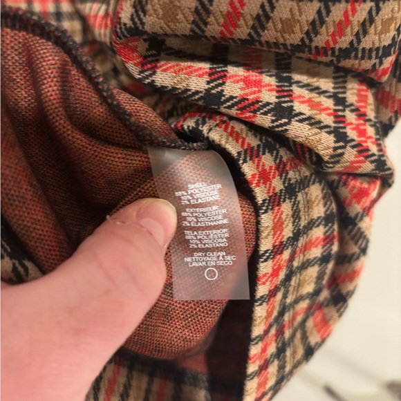 Tommy Hilfiger Red and Black Plaid Shift Dress - Picture 3 of 4